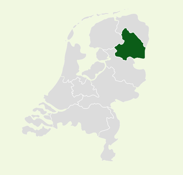 Provincie Drenthe kaart