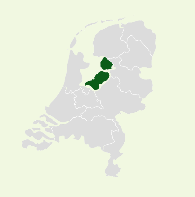 Provincie Flevoland kaart