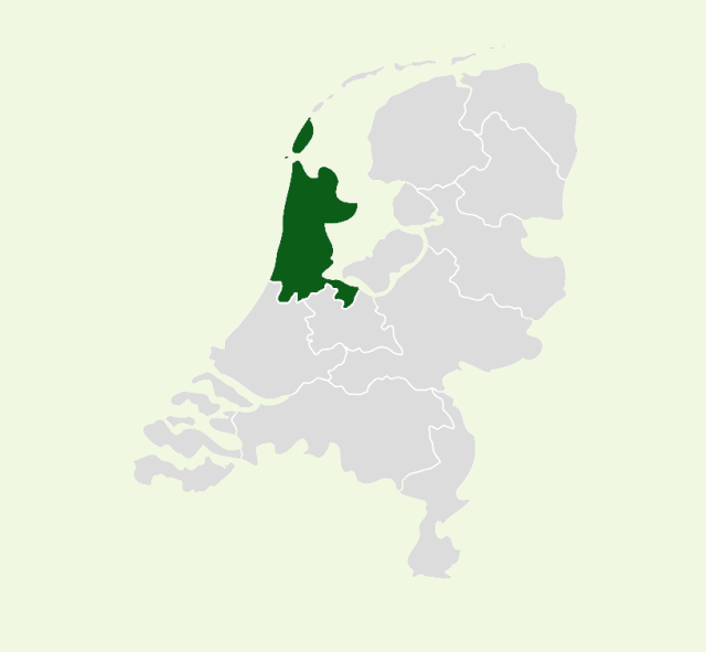 Provincie Noord-Holland kaart